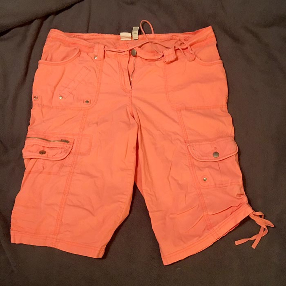 Vibrant Coral Capri/Shorts